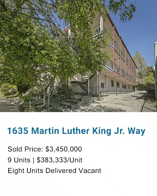 1635 Martin Luther King Jr. Way with photo and description.